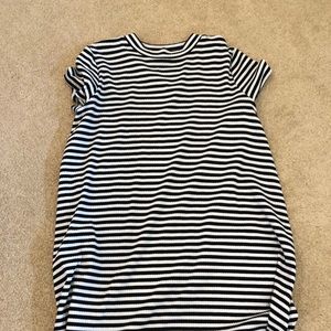 Black and White t shirt dress